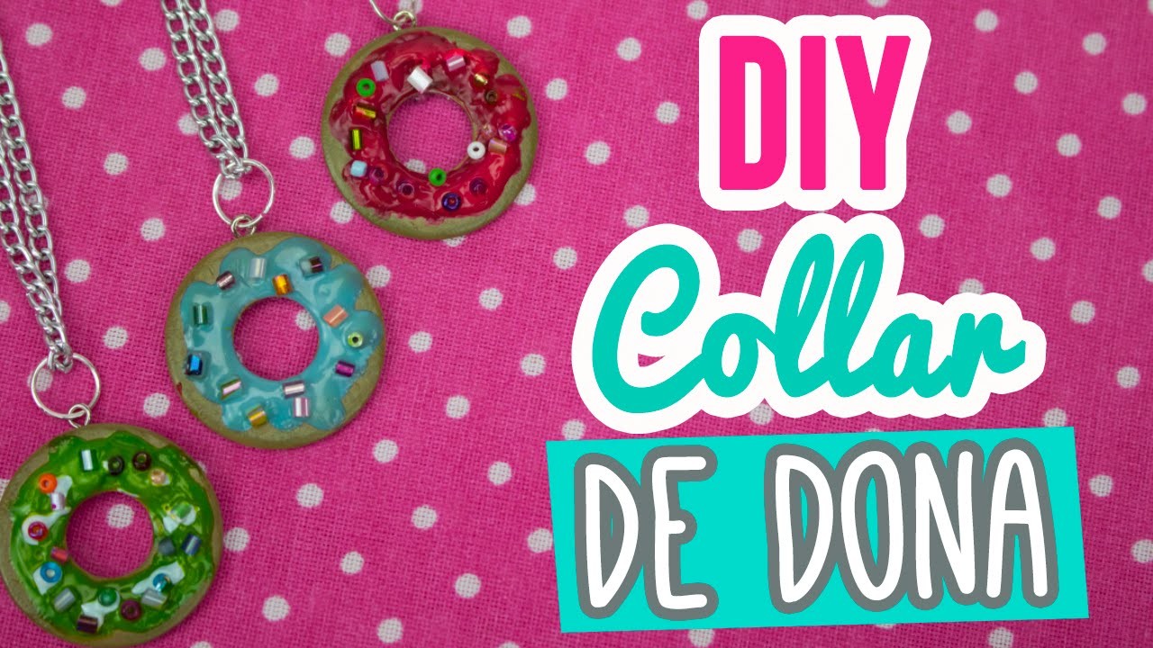 ¡Collares de la Amistad! Collar Dona.Donut |  DIY Dije dona | Catwalk ♥