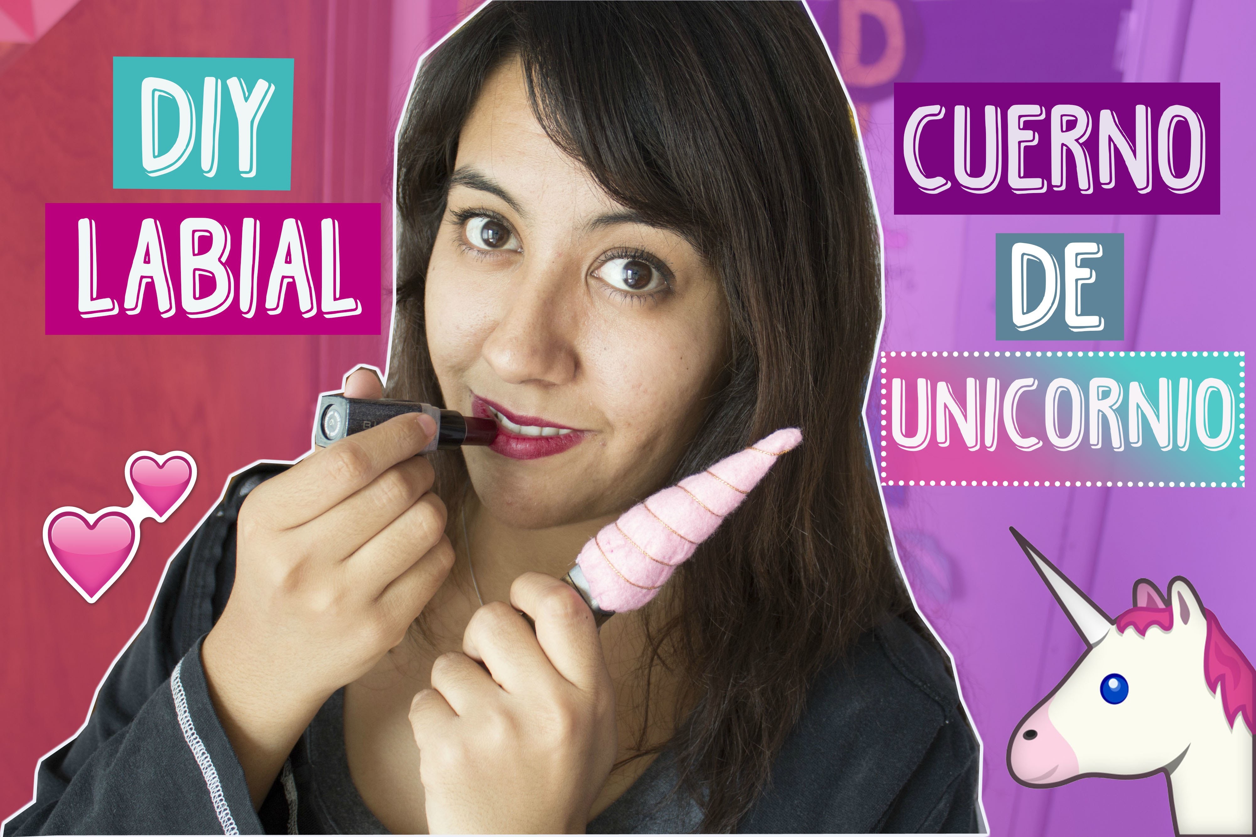 DIY | Labial | Cuerno de Unicornio | DIY Unicorn ♡