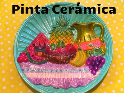 Diy Pinta cerámica frutal servilleta tinta ceramic paints