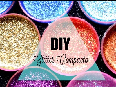 Haz sombras con Glitter.DIY Glitter Injections