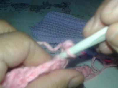 Polainas tejidas a crochet para nena de 2 años