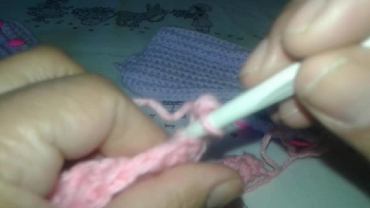 Polainas tejidas a crochet para nena de 2 años