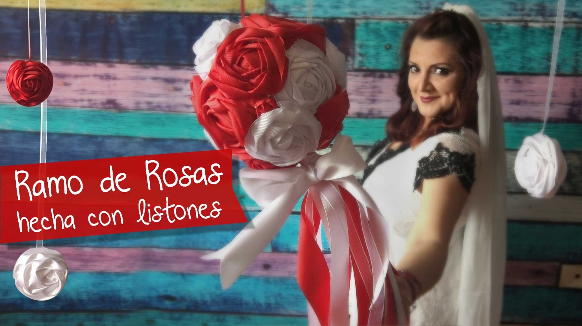 Ramo de Rosas con Listones :: Boda DIY :: Chuladas Creativas