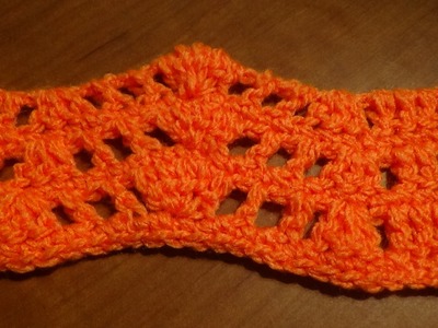 Puntada a crochet muy sencilla y fácil. Muestra No. 38