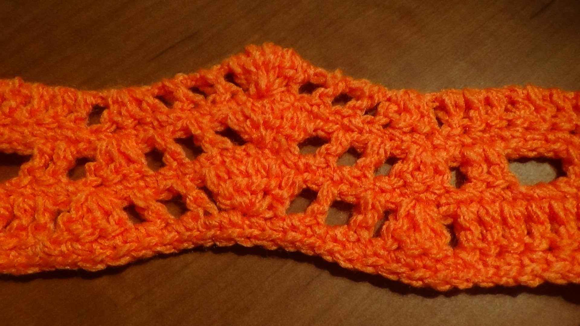 Puntada a crochet muy sencilla y fácil. Muestra No. 38