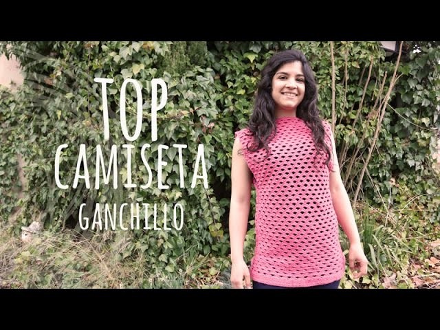 Tutorial Top o Camiseta Punto Abanico Ganchillo | Crochet