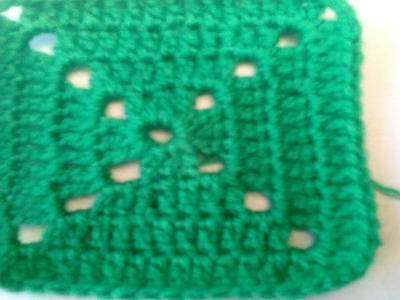 Vídeo tutorial de cómo hacer un cuadro básico de crochet