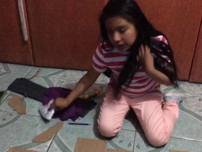 Learning! How to make pantuflas!