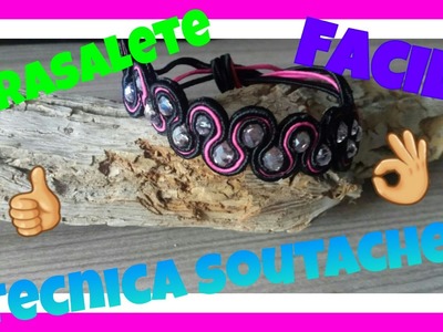 DIY: pulsera soutache (fácil) soutache bracelet easy