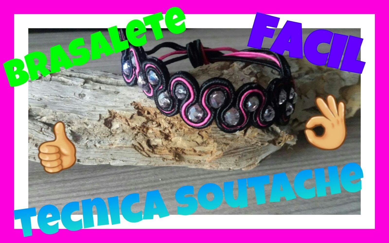 DIY: pulsera soutache (fácil) soutache bracelet easy