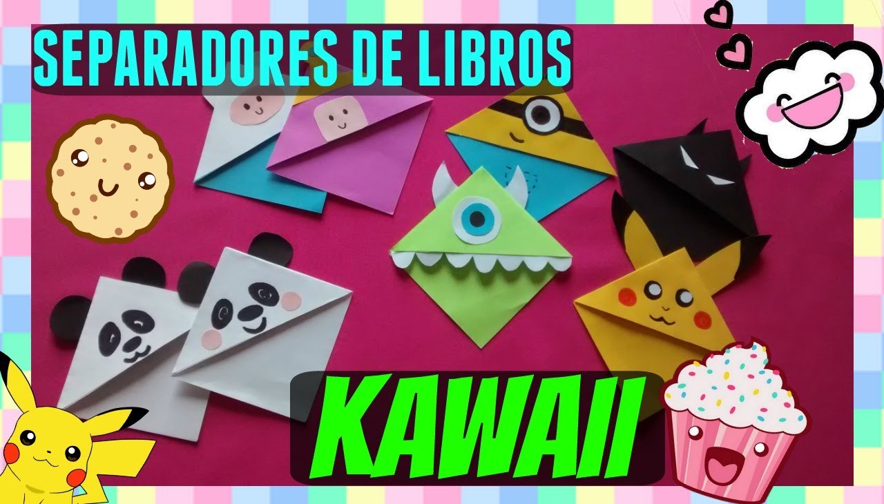 DIY | Separadores de libros KAWAII