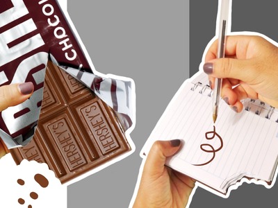 Haz Una Libreta de Chocolate! Manualidades Kawaii y Faciles