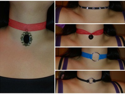 Hagamos nuestros propios choker. gargantillas DIY!