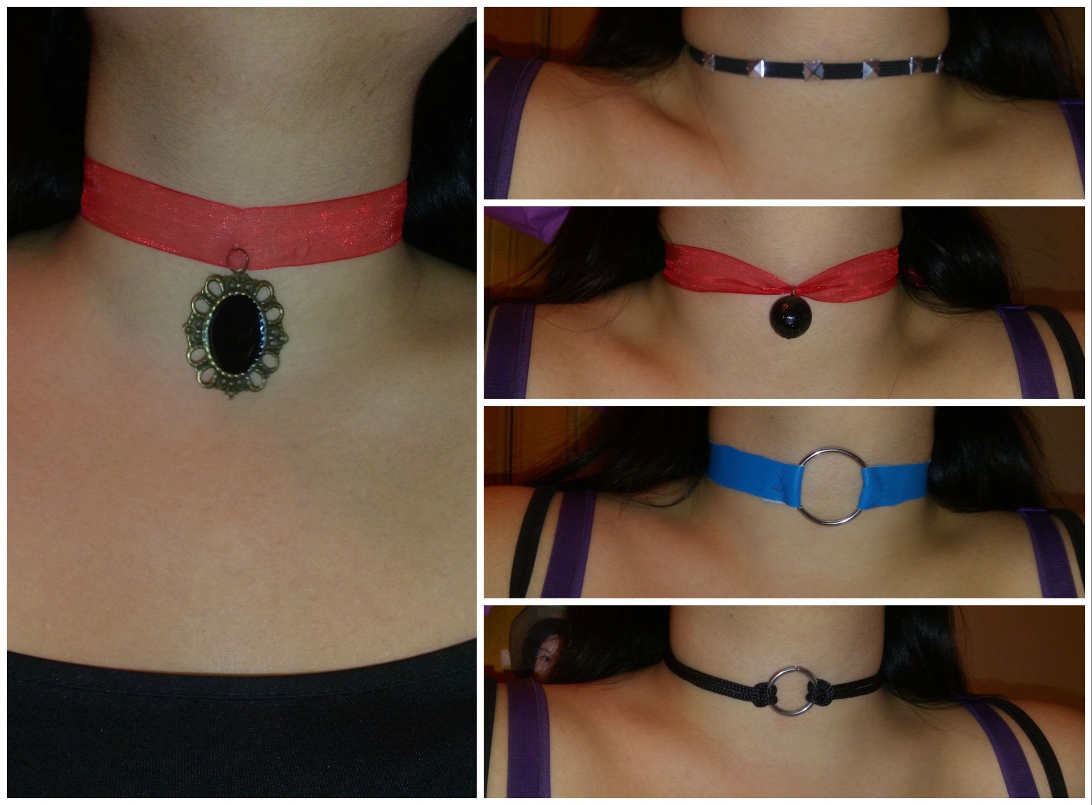 Hagamos nuestros propios choker. gargantillas DIY!