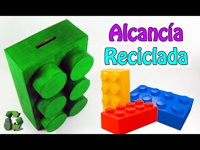 215. Manualidades con cartón: Como hacer Alcancía (Reciclaje) Ecobrisa