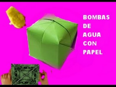 COMO HACER BOMBAS DE AGUA CON PAPEL | Manualidades XD | #1rvideo