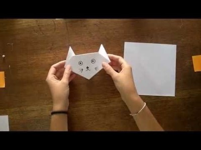 Origami Gato (Manualidades para Niños)