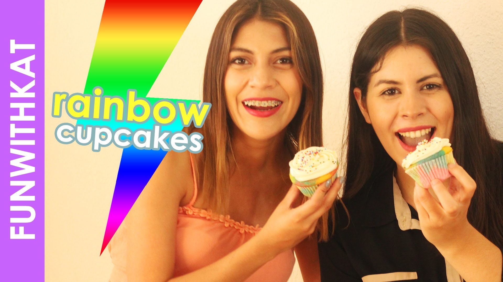 Cocina sin censura : Rainbow Cup Cakes | Ft. Karen Rios