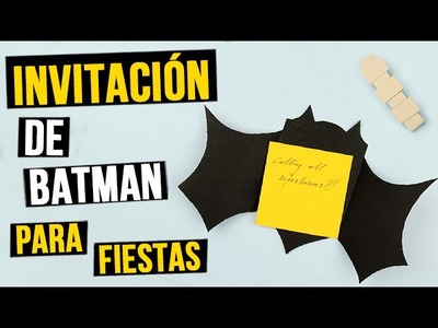 Invitación de Batman para fiestas