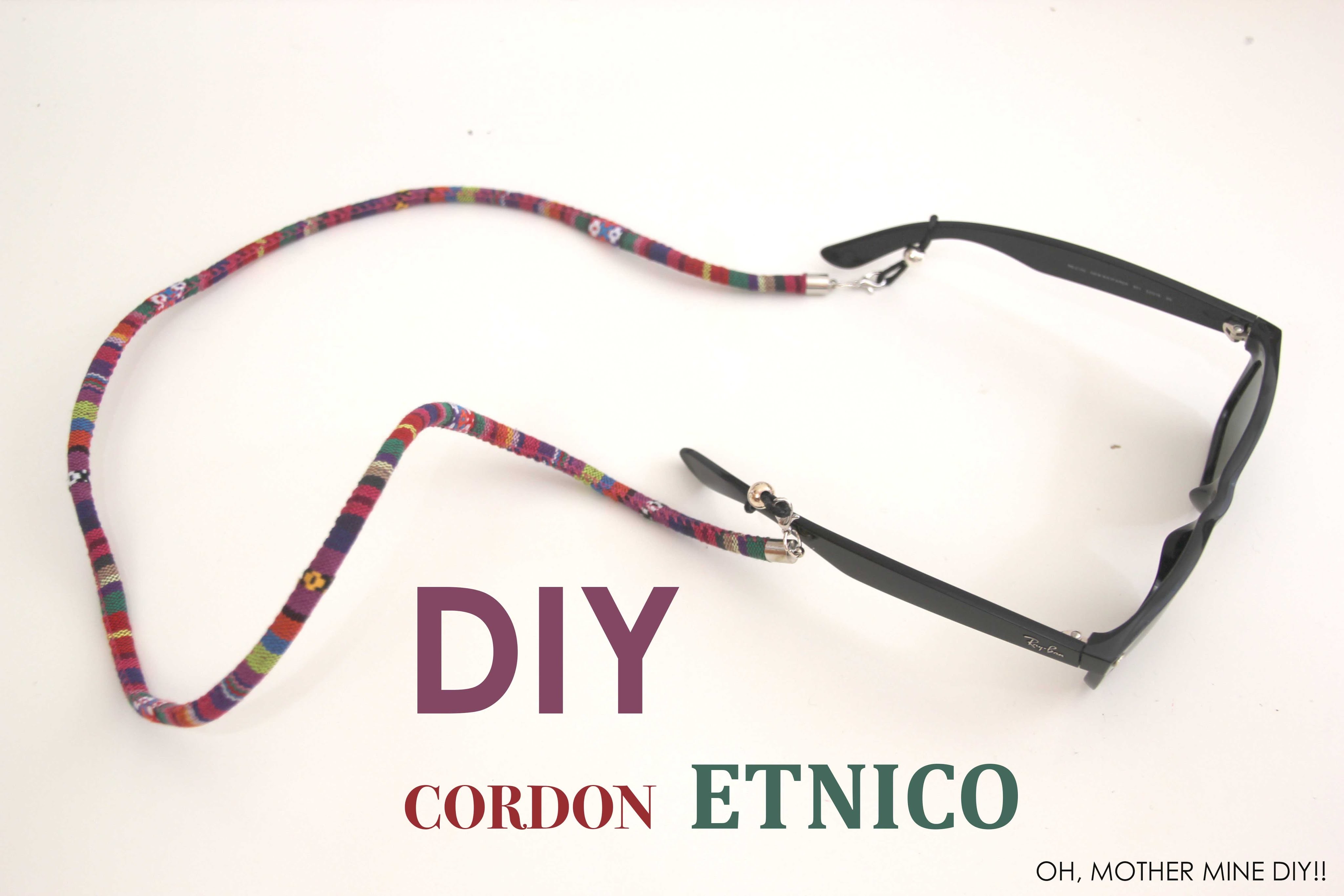 DIY Cordon de gafas etnico