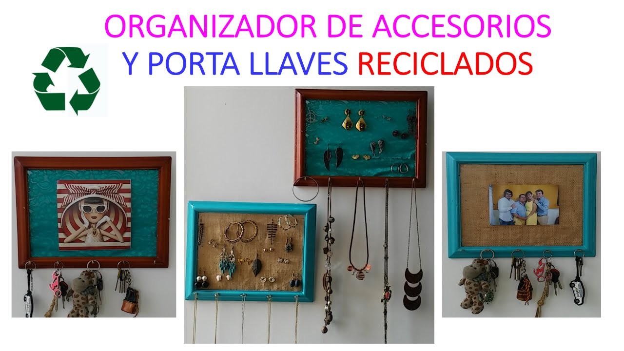 DIY: ORGANIZADOR DE ACCESORIOS Y.O LLAVES - EARRING ORGANIZER