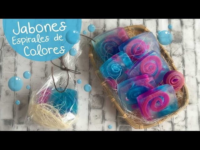 Jabones Espiral :: Cómo hacer Jabones DIY Soap :: Chuladas Creativas