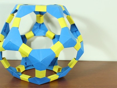 Origami Dodecahedron. Dodecaedro De Origami ¡TUTORIAL!