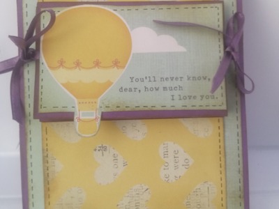 Tarjeta acordeón scrapbooking