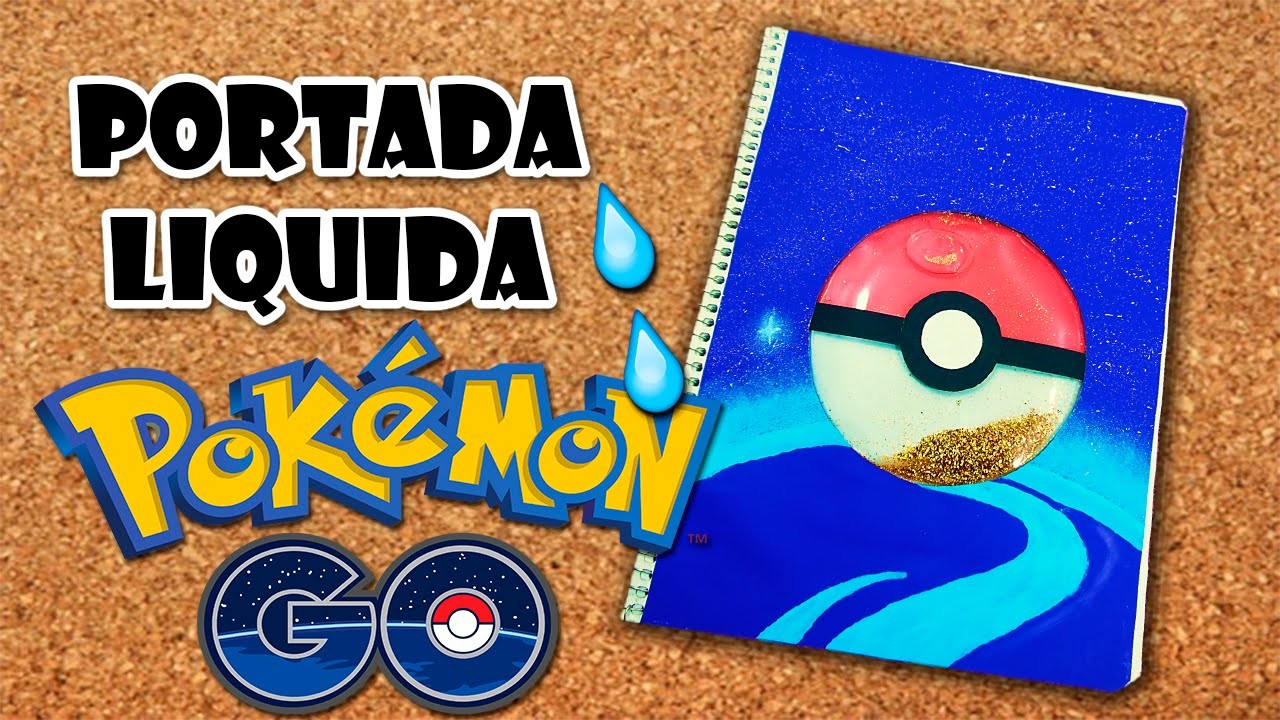 DIY | Cuaderno Liquido de Pokemon Go | Fácil | PumitaNegraArt 