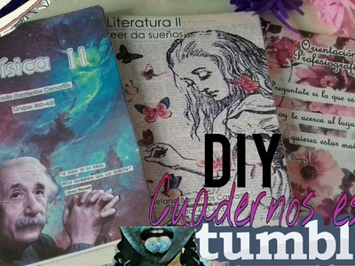 DIY: Decora tus cuadernos estilo tumblr | Video rápido 