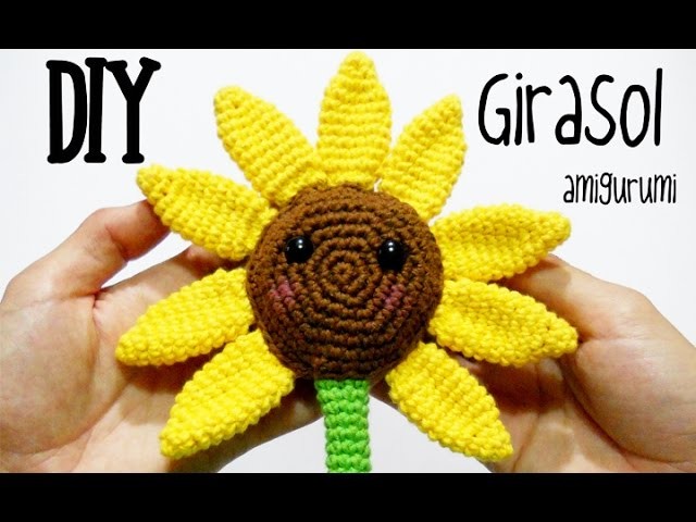 DIY Girasol amigurumi crochet.ganchillo (tutorial)