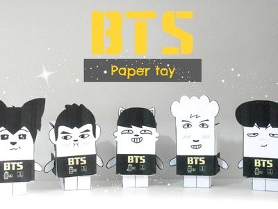 DIY K-POP : BTS Paper Toy