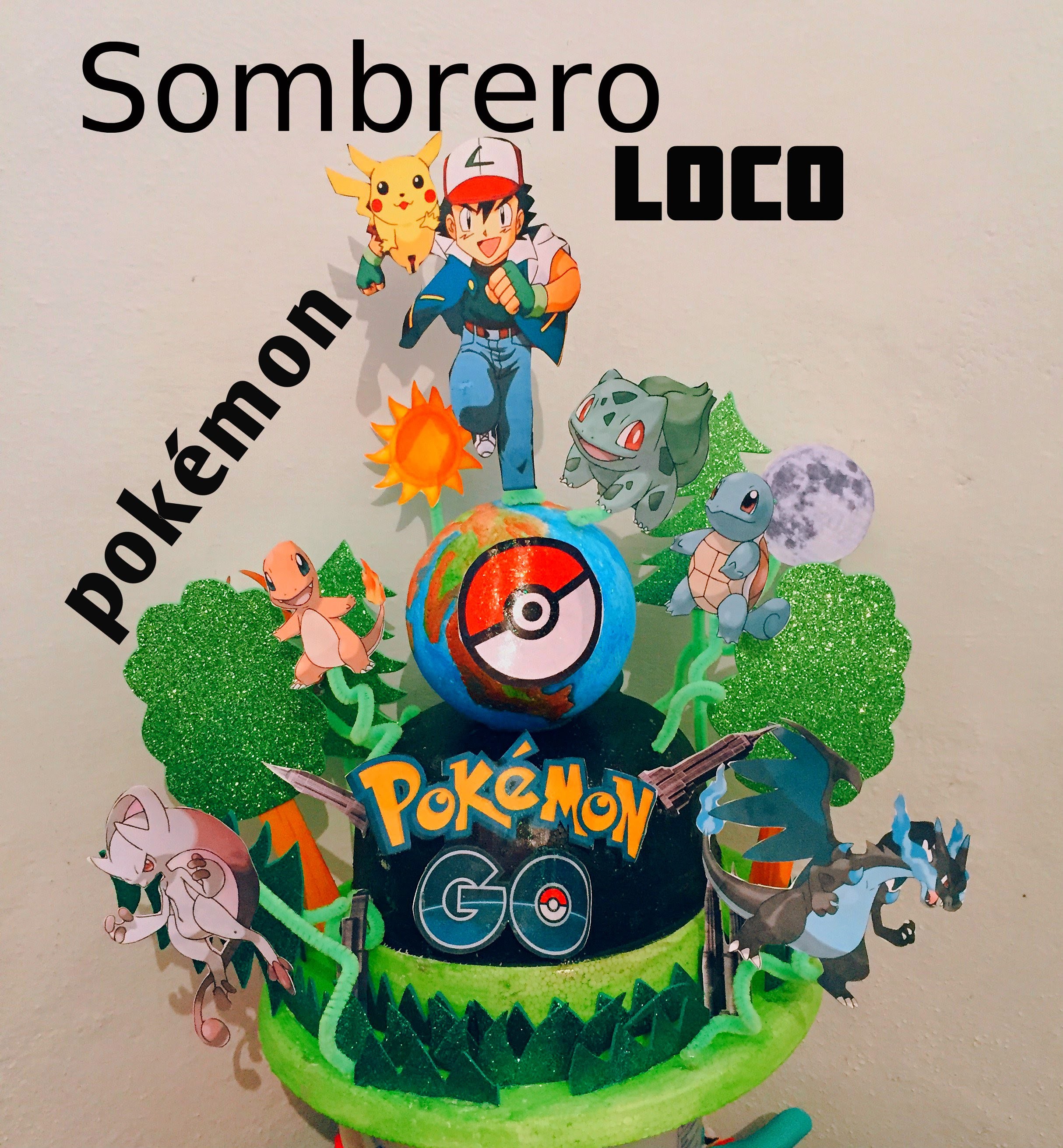 DIY  POKEMON GO sombrero loco mad hatter