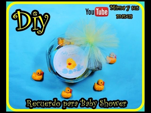Diy  Recuerdito o Souvenirs para Bautizo Mirna y sus manus. Baby Shower Souvenirs Diy