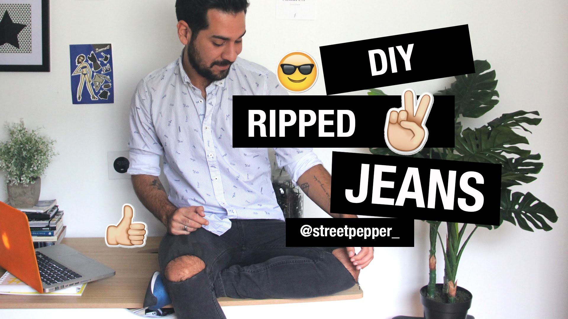 DIY Ripped Jeans