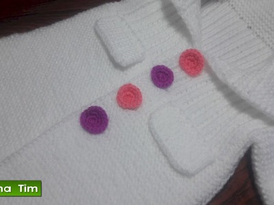 Cómo tejer botones en tejido crochet (ganchillo). Tutorial