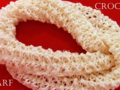 Como tejer bufanda infinita circular Tubular fácil - knitting scarf infinity crochet