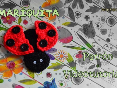 Mariquita Crochet Broche MUY FÁCIL