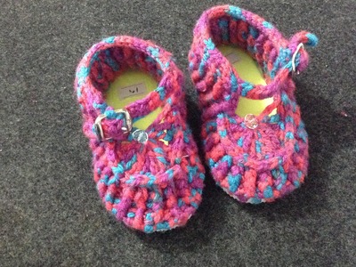 Zapatos tejidos Zapatos para bebé crochet, tejidos.