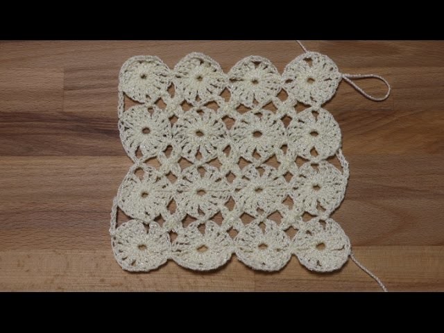 Circulos Unidos con 4 Puntos Crochet