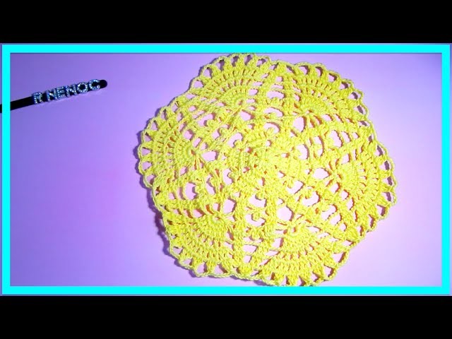 Motivo Carpeta Tapete Ganchillo Crochet Deco Motif DIY