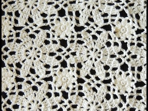 Crochet: Motivo Flores # 3 y Uniones