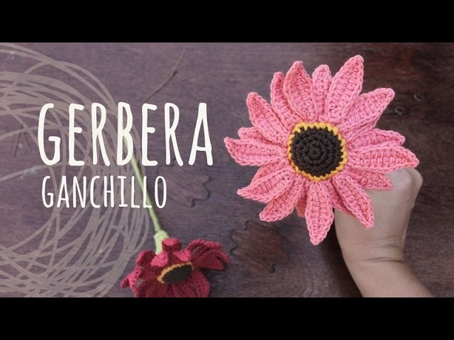 Tutorial Flor Gerbera Ganchillo | Crochet