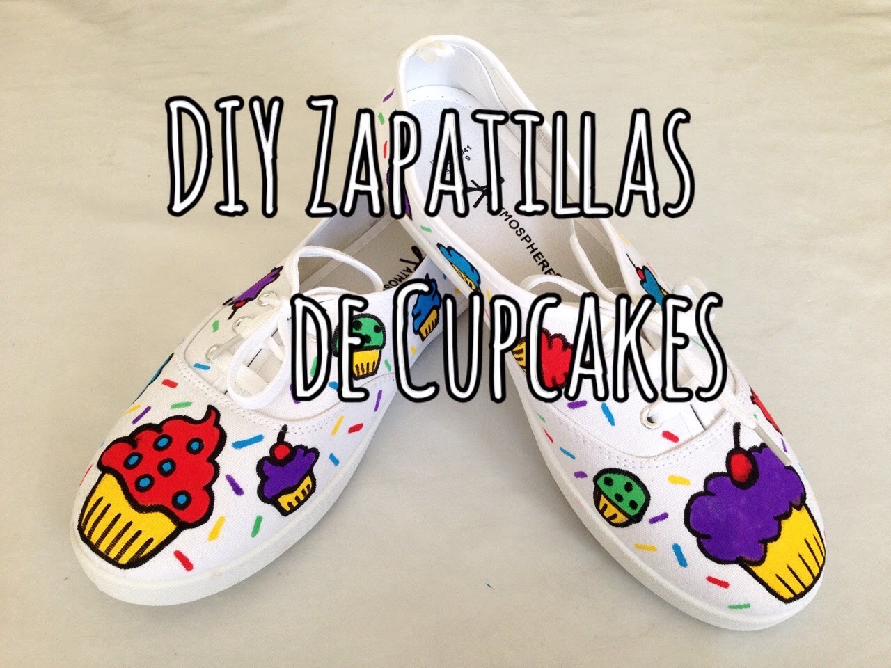 DIY Zapatillas de Cupcakes | Cupcake Shoes