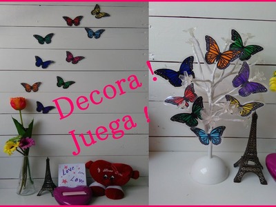 Mariposa decorativas- Manualidades DIY