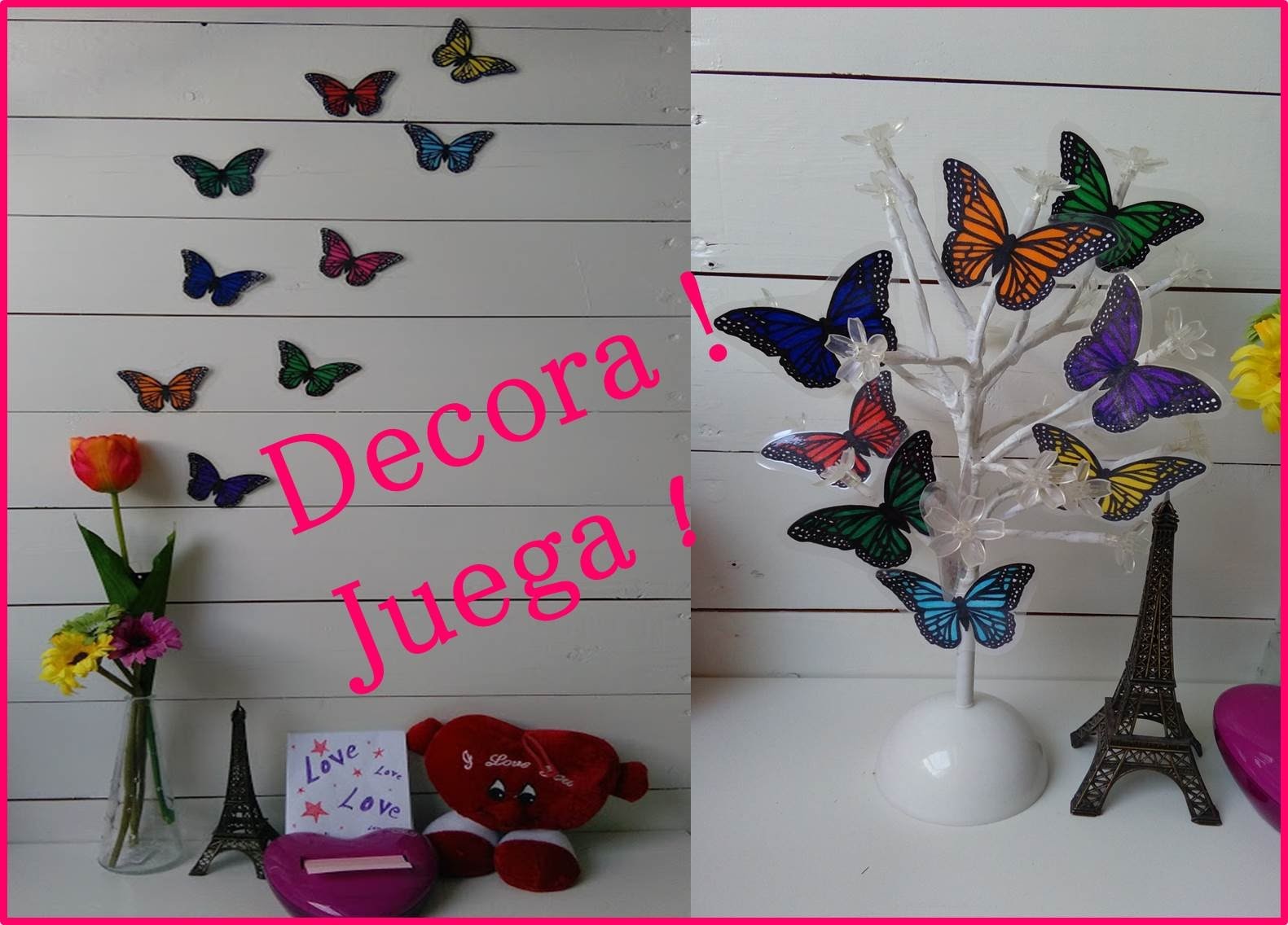 Mariposa decorativas- Manualidades DIY