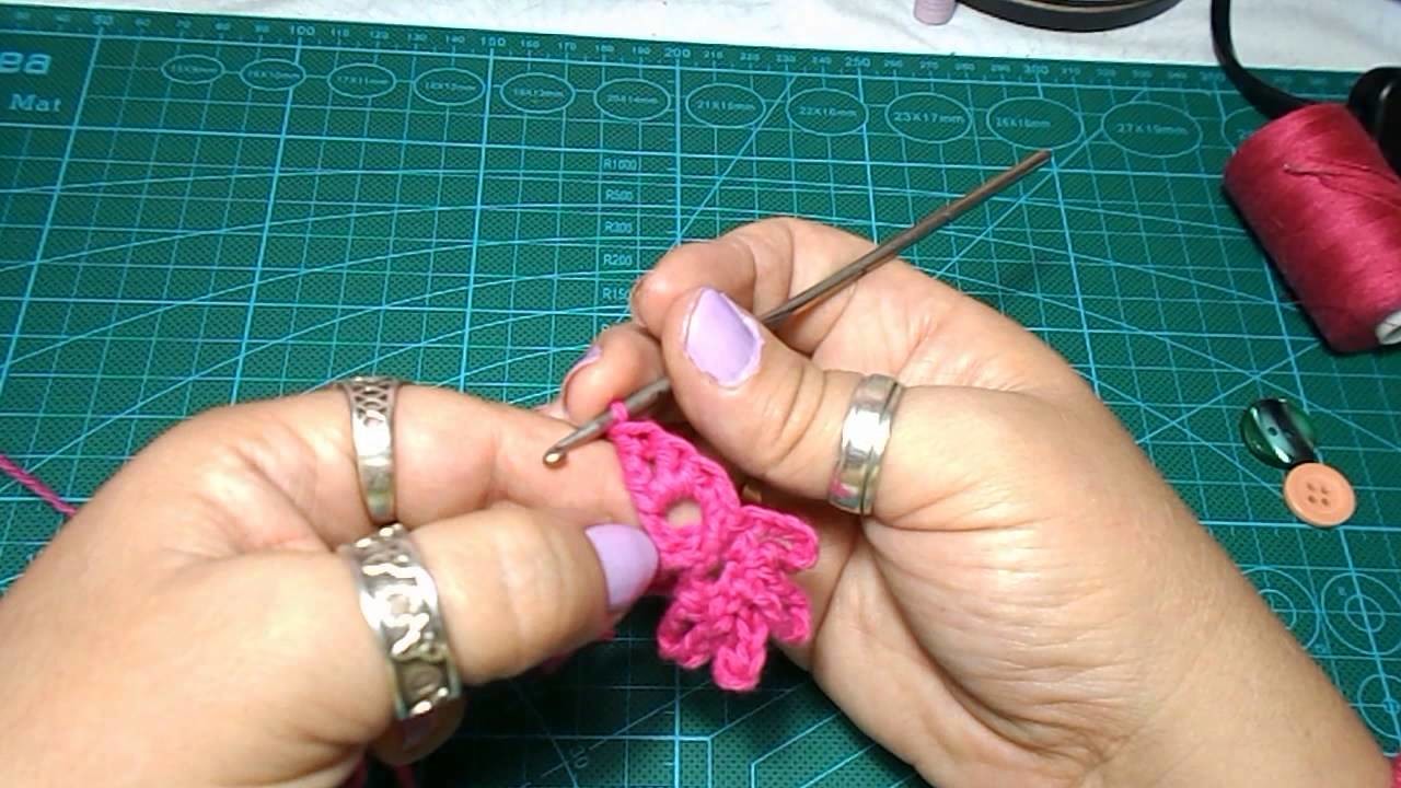 -TUTORIAL- FLOR A CROCHET O GANCHILLO 2. -Tutorial - FLOWER TO CROCHET OR CROCHET 2