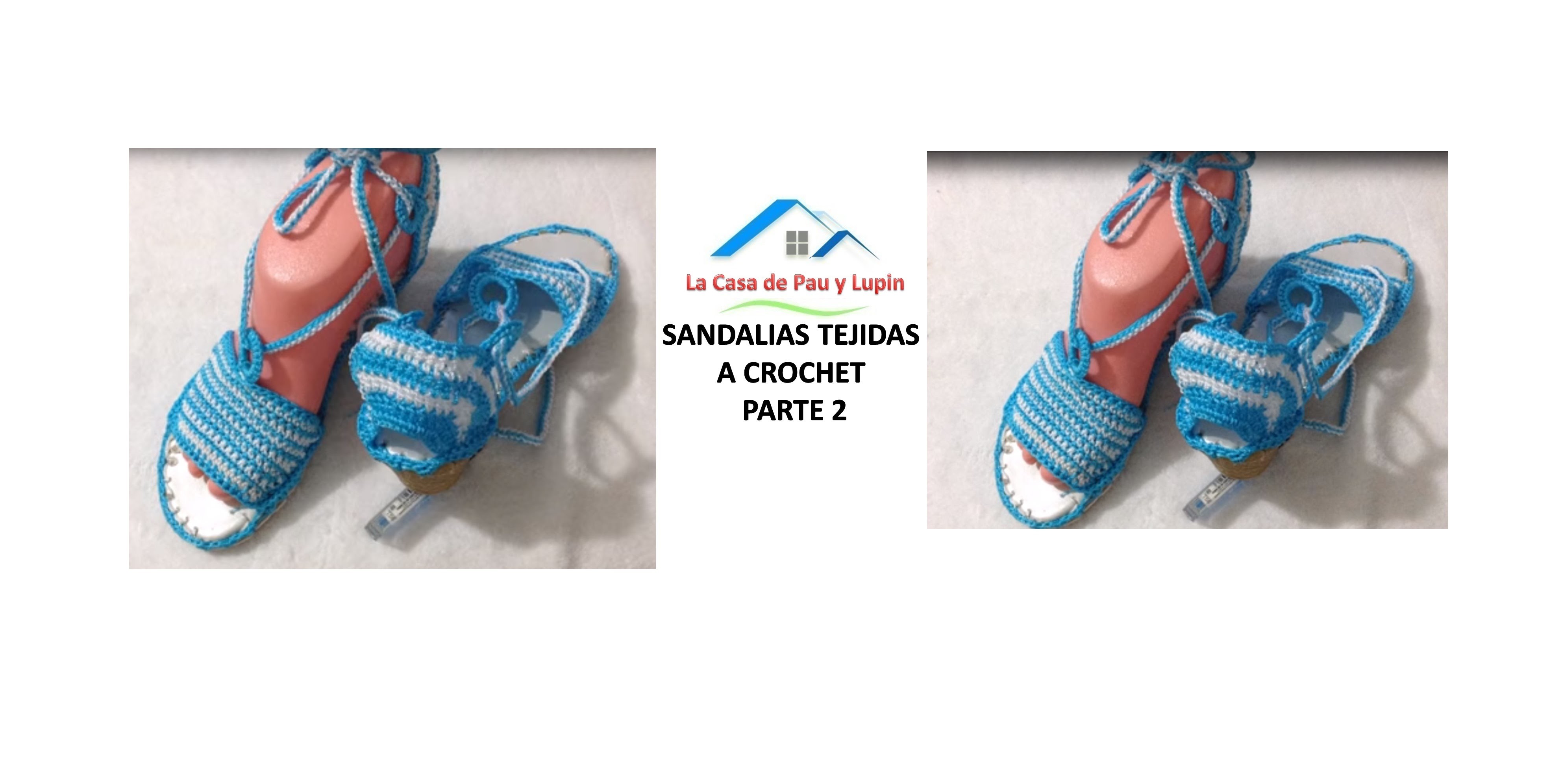 sandalias tejidas a crochet