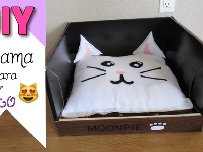 DIY Cama para Gato con Caja de Cartón