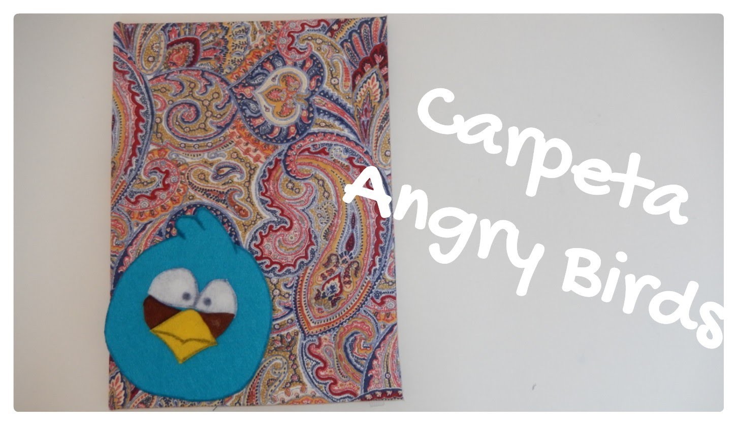 DIY Carpeta de carton (Angry Birds) decoandcrafs | Candermich